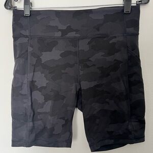 lululemon athletica Dark Camo Bike Shorts